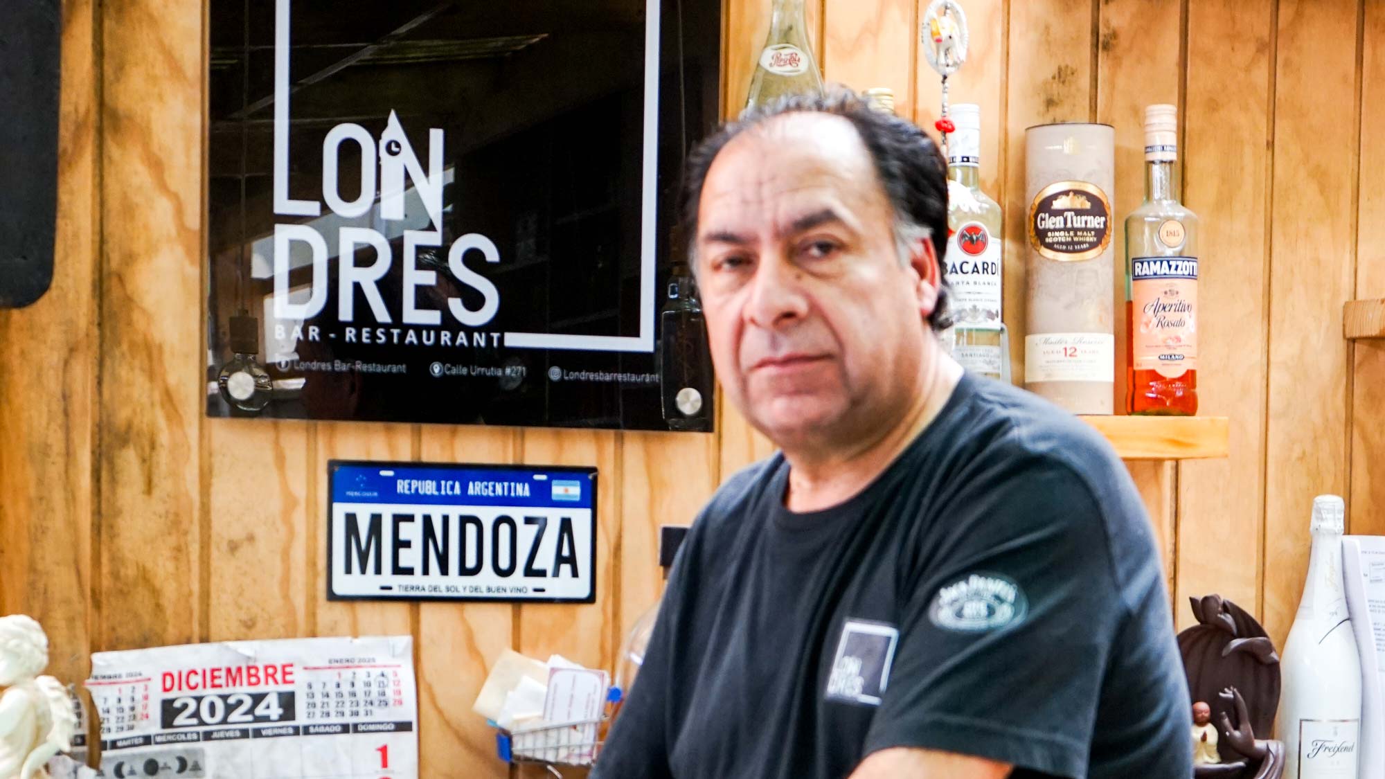 Interior del bar Londres